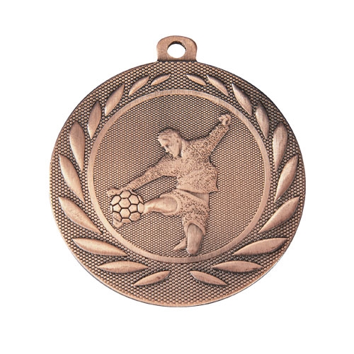 Fotballmedalje Brasil bronse 50mm