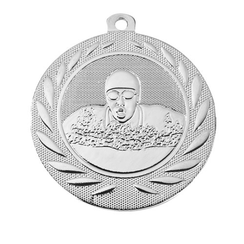 Svømme medalje sølv 50mm