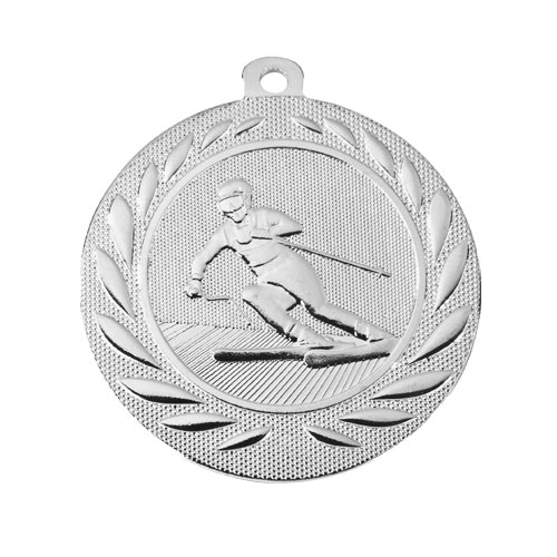 Alpin skimedalje 50mm sølv