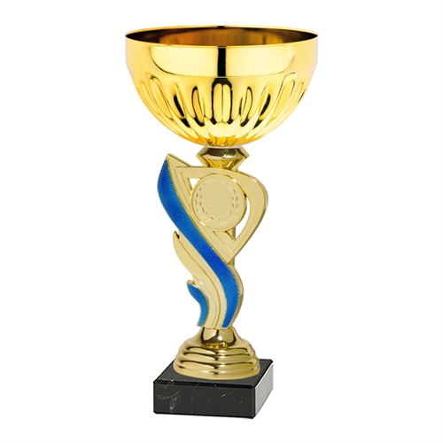 Pokal Leeds gull/blå