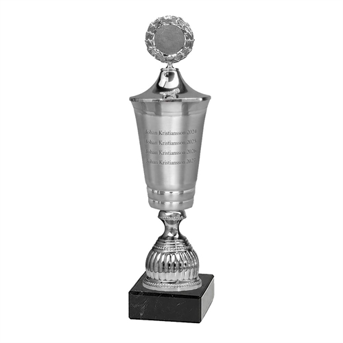 Inngravering på vandrepokal eksempel