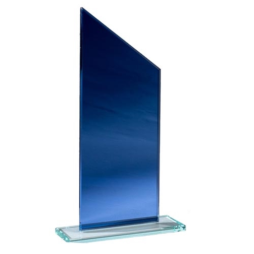 Glass Award Mirror blå 206mm