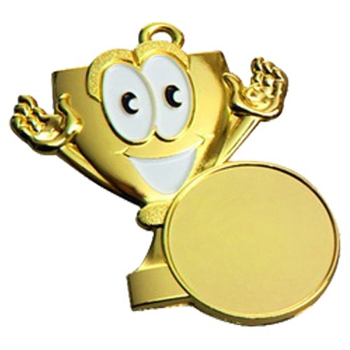 Barnemedalje Menton gull 55mm