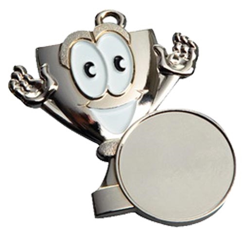 Barnemedalje Menton sølv 55mm