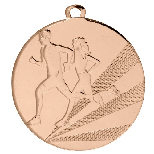 Løpemedalje bronse 50mm