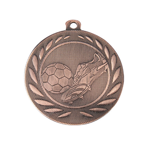 Fotballmedalje Italia bronse 50mm