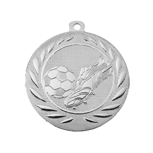 Fotballmedalje Italia sølv 50mm