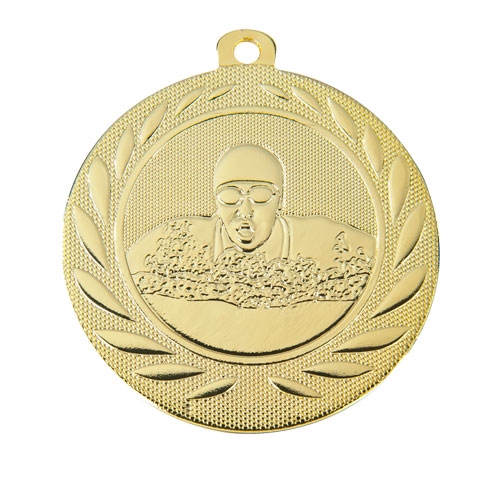 Svømme medalje gull 50mm