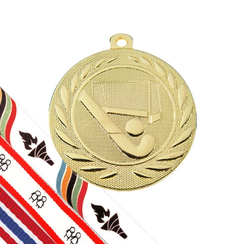 Hockeymedalje m. borrelås