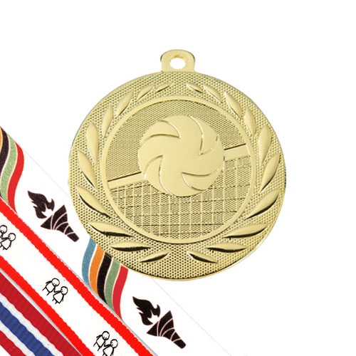 Volleyball medalje m. borrelås