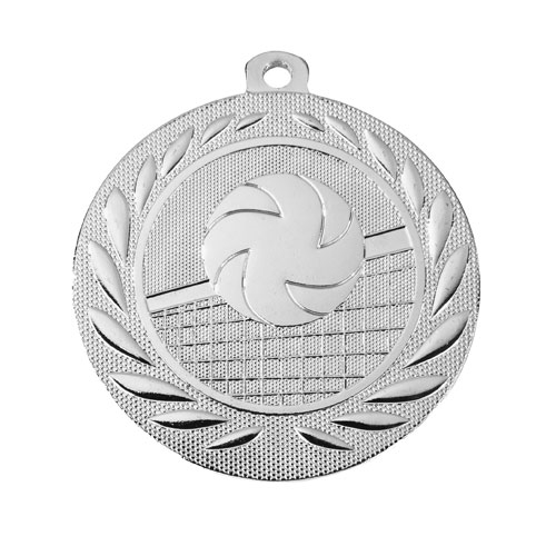 Volleyball sølvmedalje 50mm