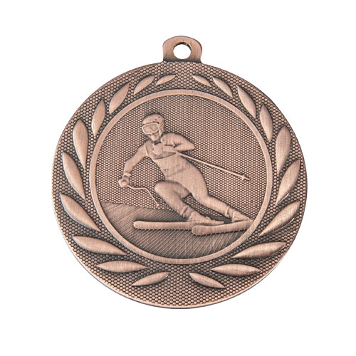 Alpin skimedalje 50mm bronse