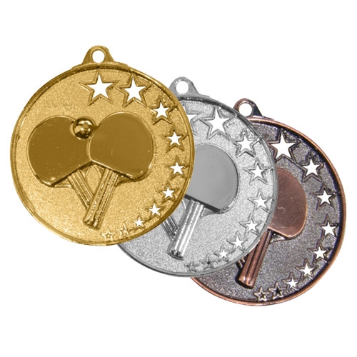 Bordtennismedalje 50mm