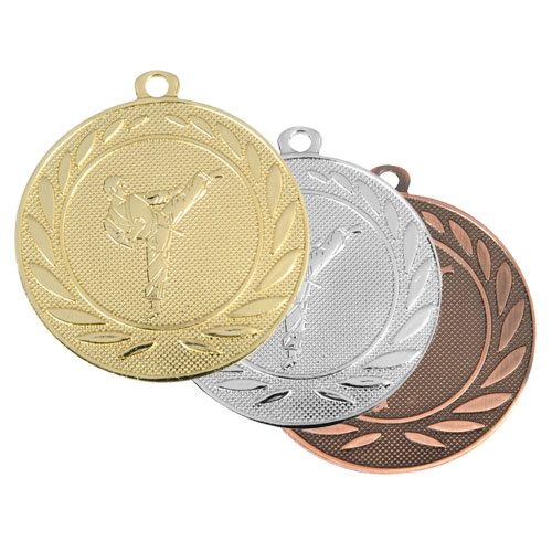 Kampsport medalje for karate og ju-jitsu