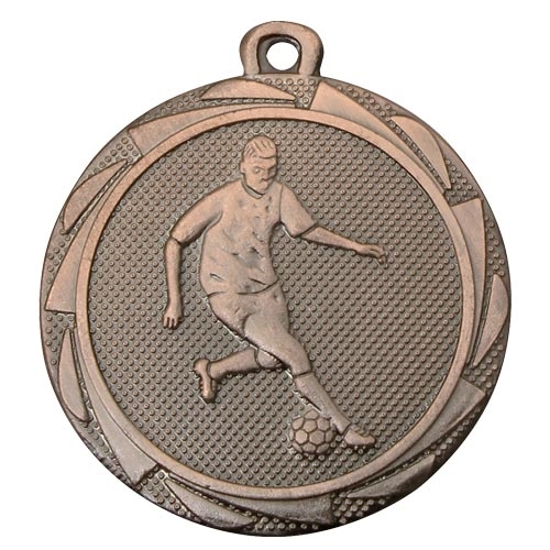 Fotballmedalje Gutter bronse 45mm