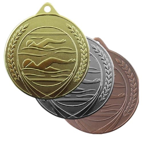 Svømmemedalje 50mm alle