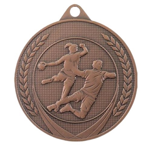 Håndballmedalje 50mm bronse
