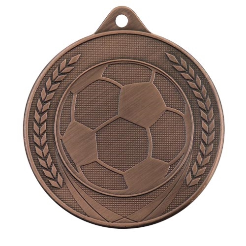 Fotballmedalje Chile 50mm bronse