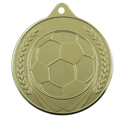 Fotballmedalje Chile 50mm gull