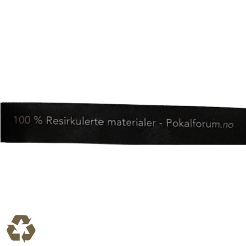 Medaljebånd av 100% resirkulert plast