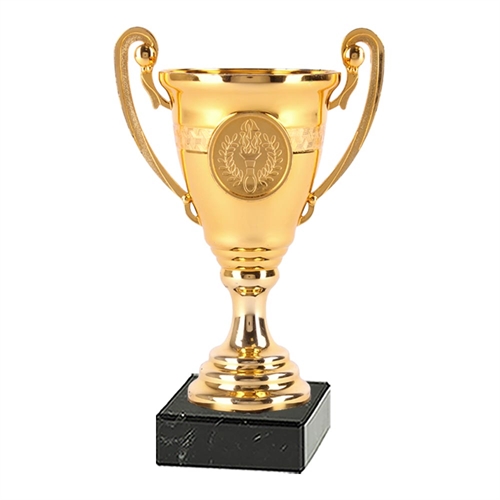 Pokal Capris hardplast gull