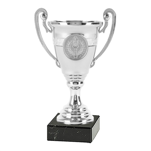 Pokal Capri hardplast sølv