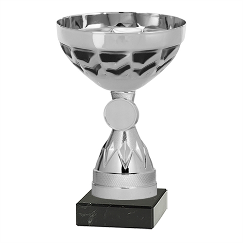 Pokal Lucca sølv/sort