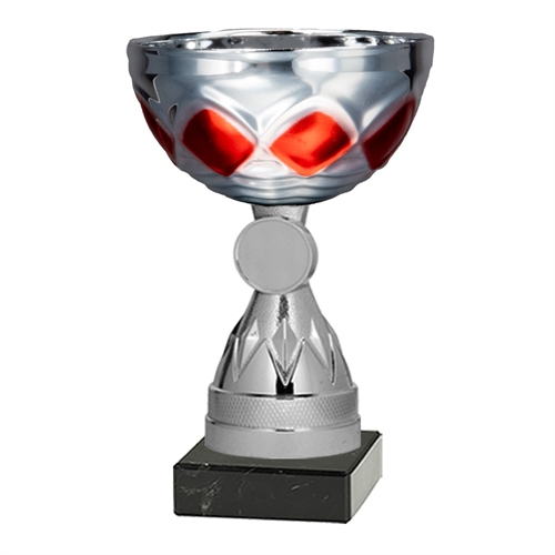 Pokal Dresden sølv/rød