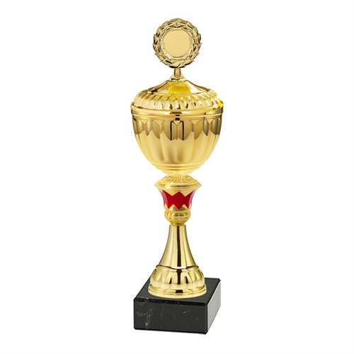 Pokal Leipzig gull/rød