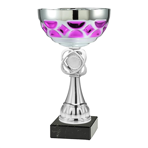 Pokal Exeter sølv/rosa