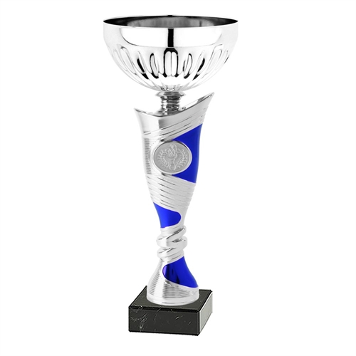 Pokal Metz sølv/blå