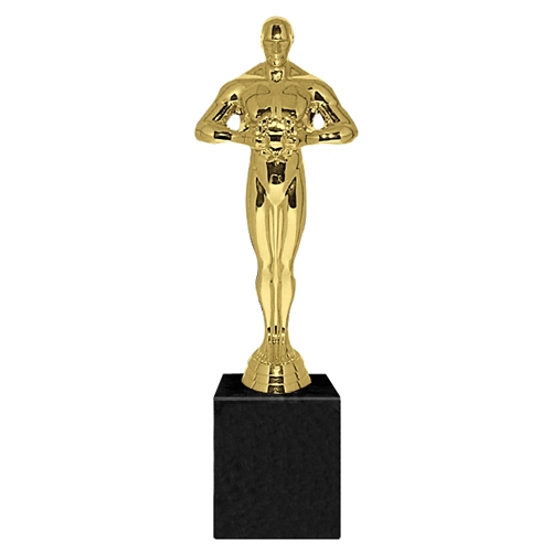 Oscar statuett gull valør