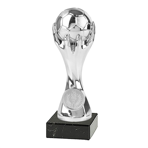 Fotballstatuett sølv