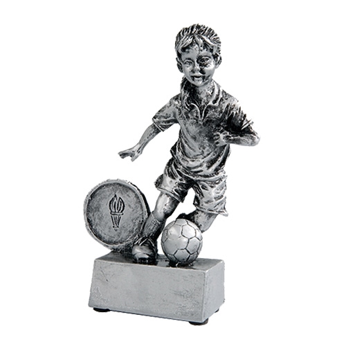 Statuett fotball jente